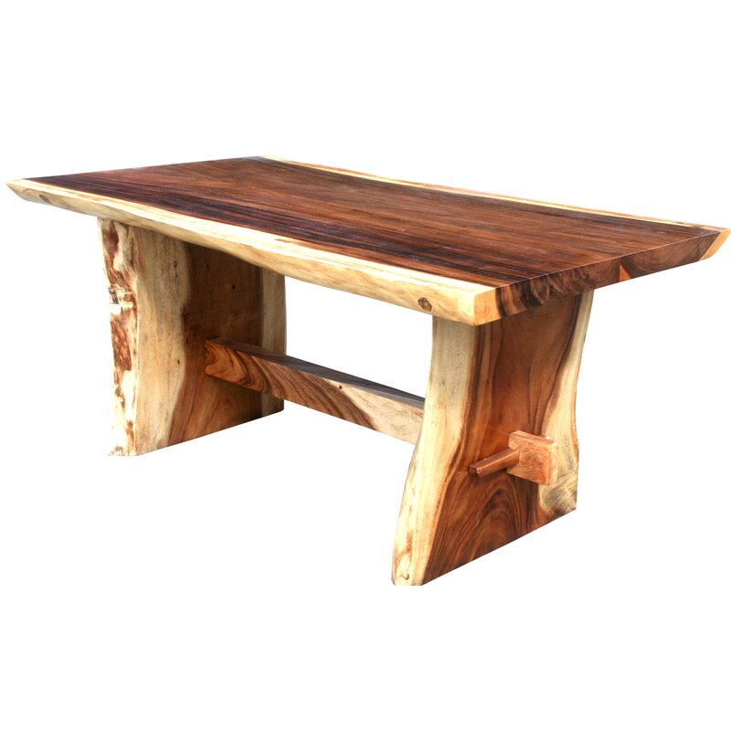 Millwood Pines Lonegan Solid Wood Dining Table Reviews Wayfair